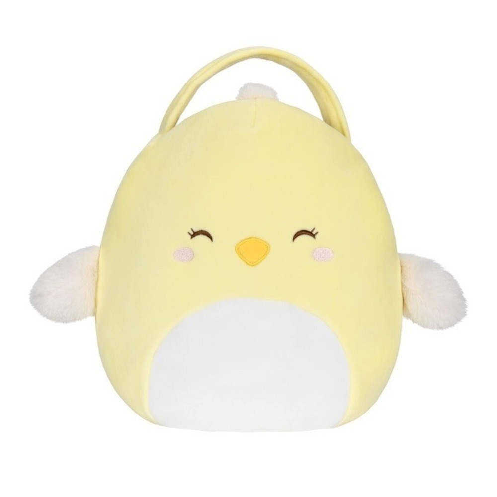 Squishmallows Ivanna Chick Easter Basket Plush 2025 Jazwares Yellow Soft Toy NWT